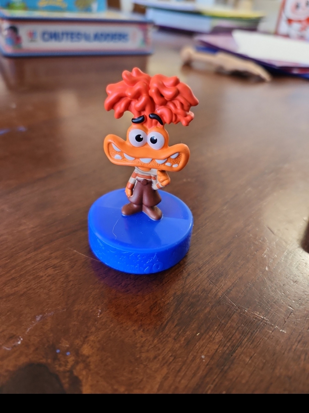 McDonald's Disney Pixar Inside Out 2 Anxiety character toy.